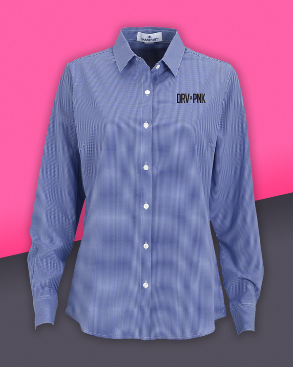 1251 - Ladies' Drive Pink Vansport Sandhill Dress Shirt