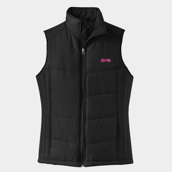 Port Authority® Ladies Puffy Vest - DRV PNK
