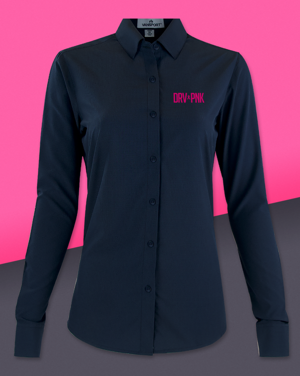 1251 - Ladies' Drive Pink Vansport Sandhill Dress Shirt