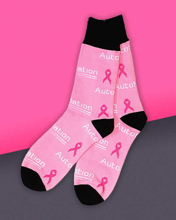 AutoNation - Pink Dress Socks
